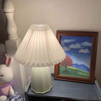 Vintage Pleated Task lamp Table Lamp