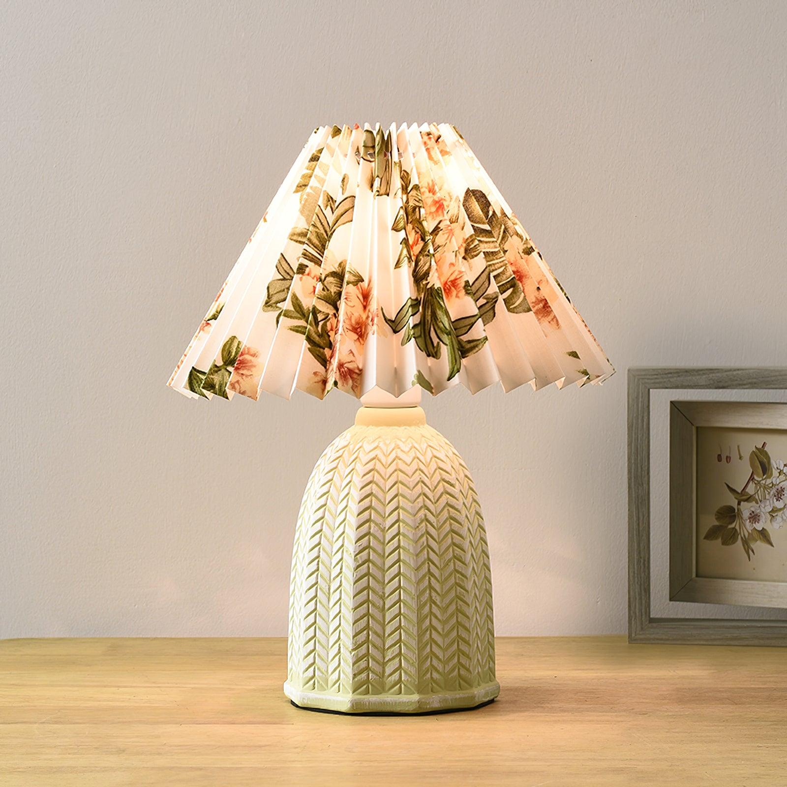 Vintage Pleated Task lamp Table Lamp