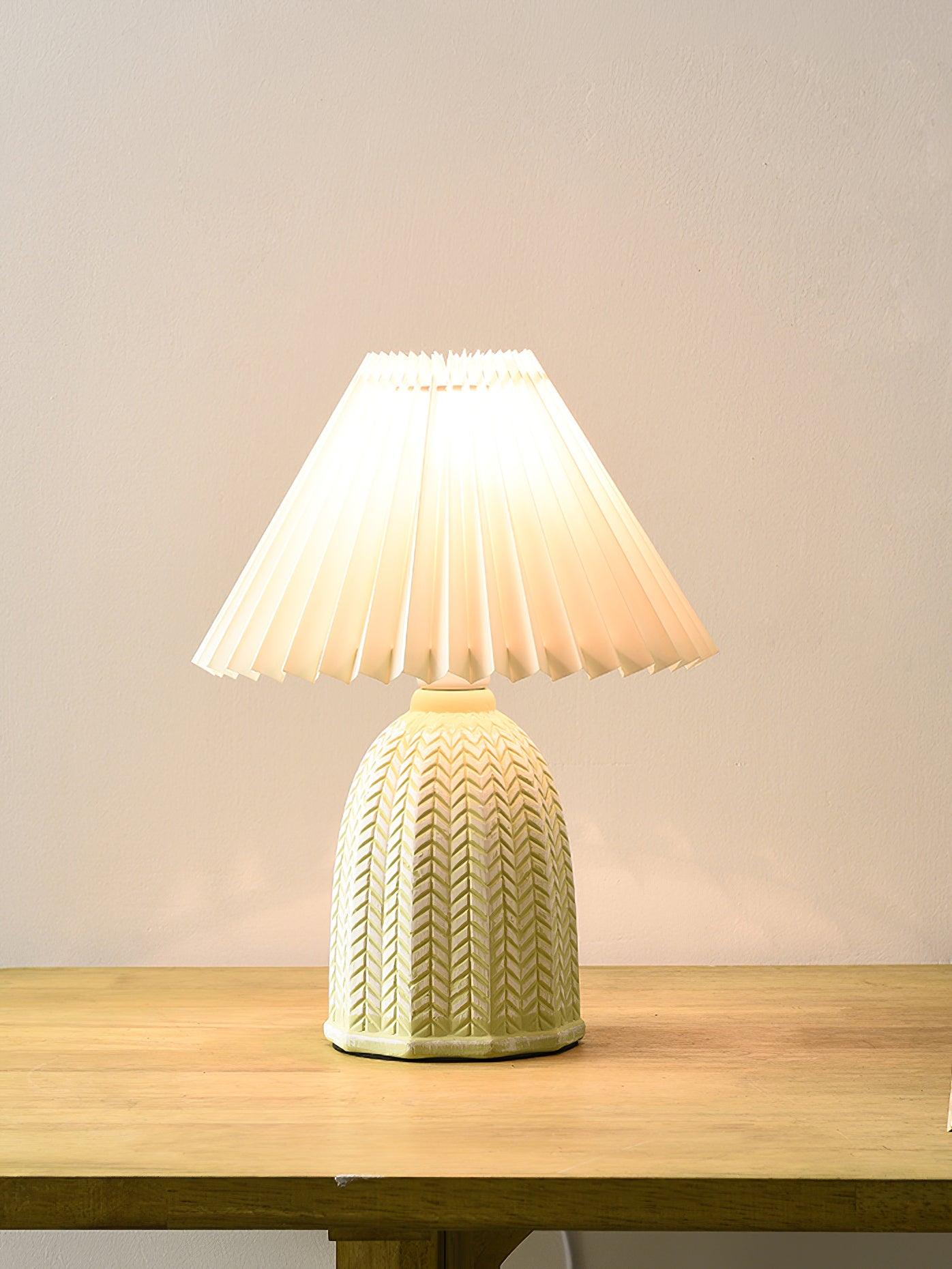 Vintage Pleated Task lamp Table Lamp