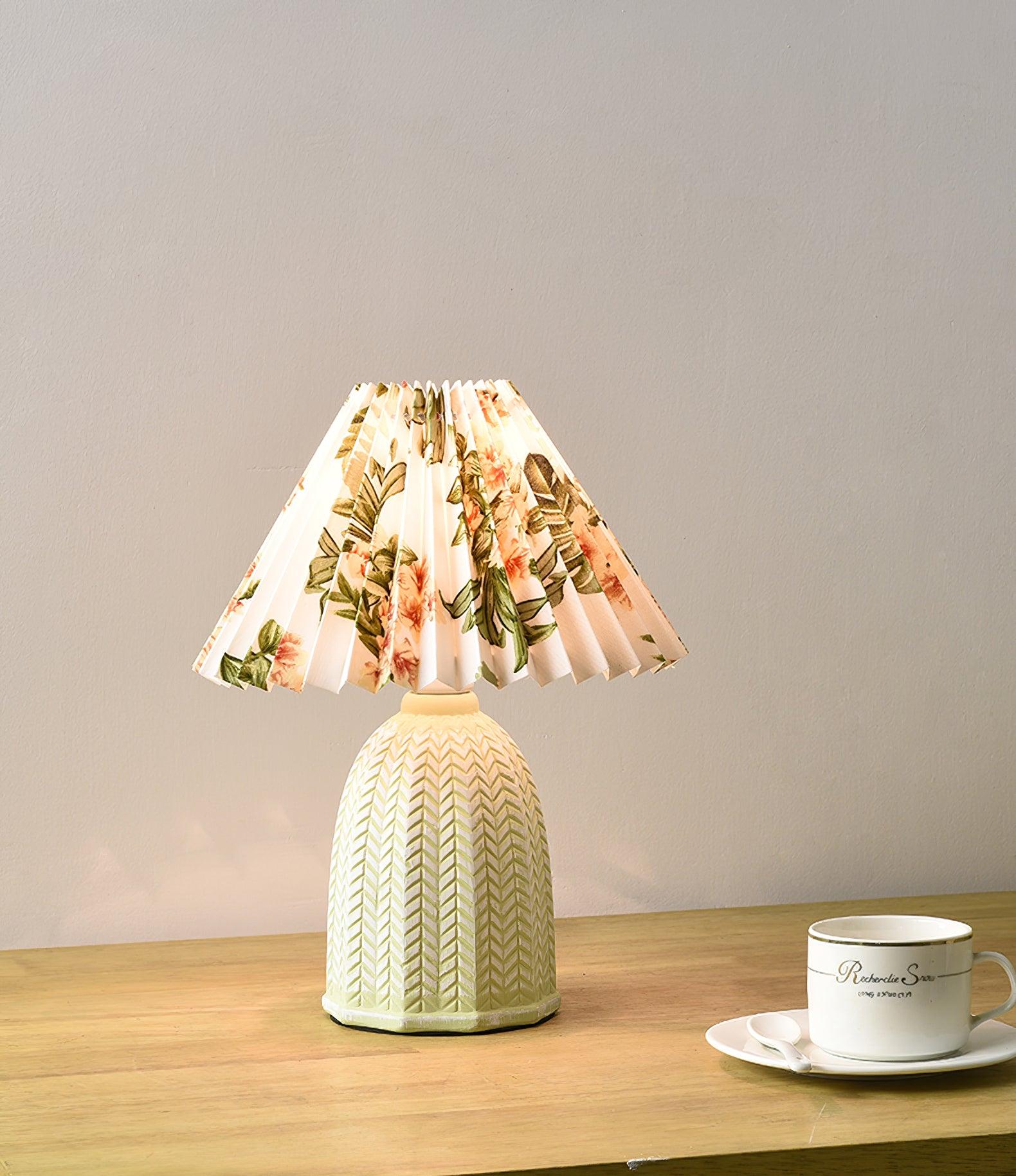 Vintage Pleated Task lamp Table Lamp