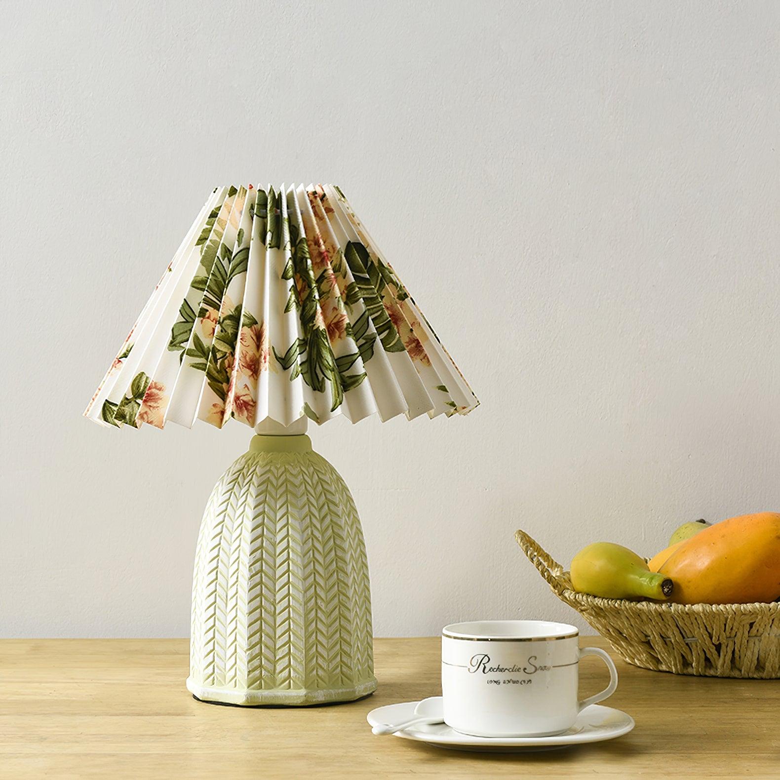 Vintage Pleated Task lamp Table Lamp