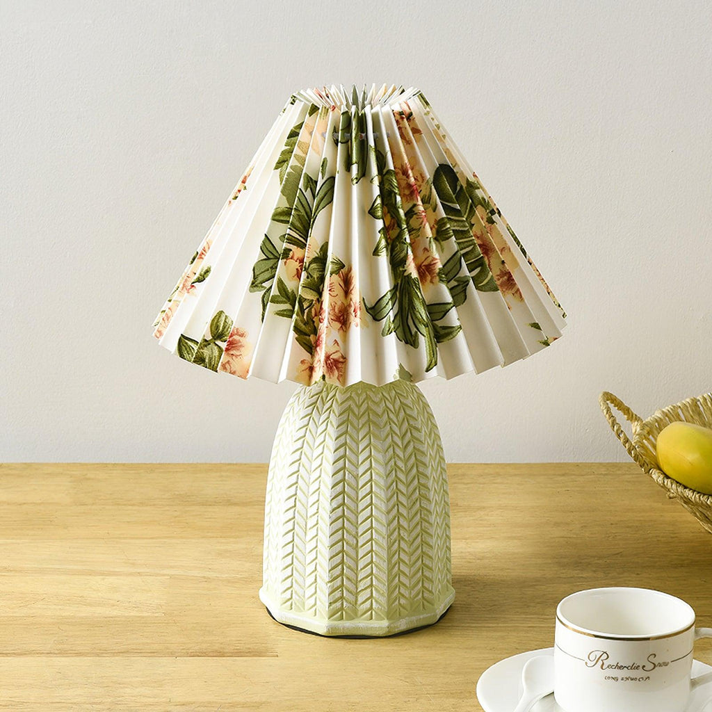 Vintage Pleated Task lamp Table Lamp