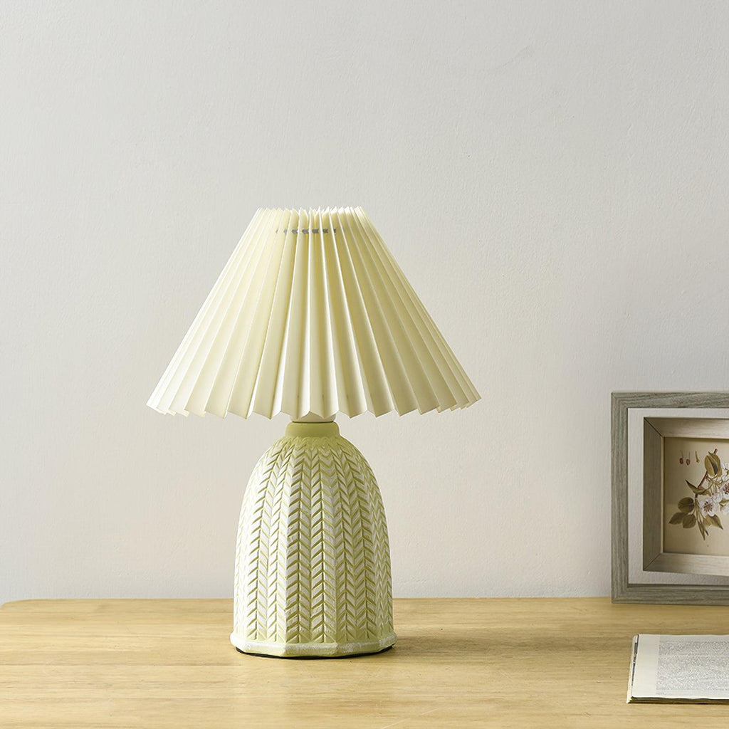 Vintage Pleated Task lamp Table Lamp