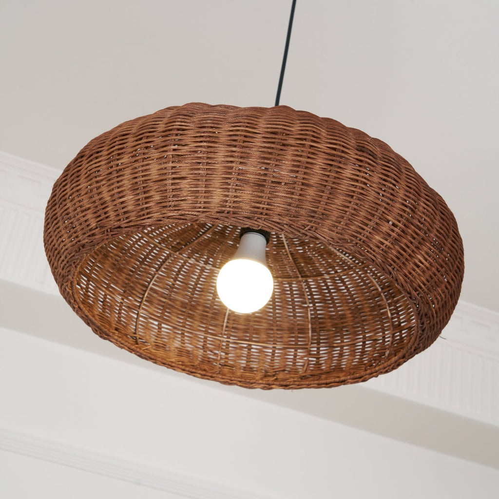 Vintage Rattan Hanging light Pendant Lamp