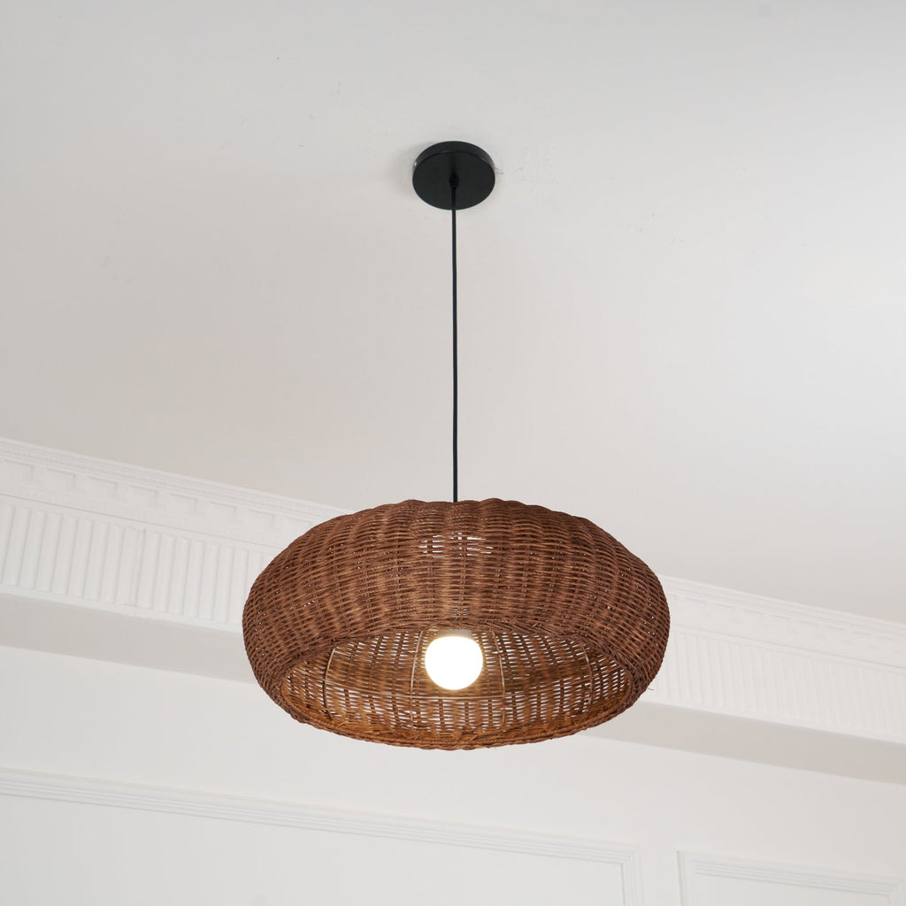 Vintage Rattan Hanging light Pendant Lamp