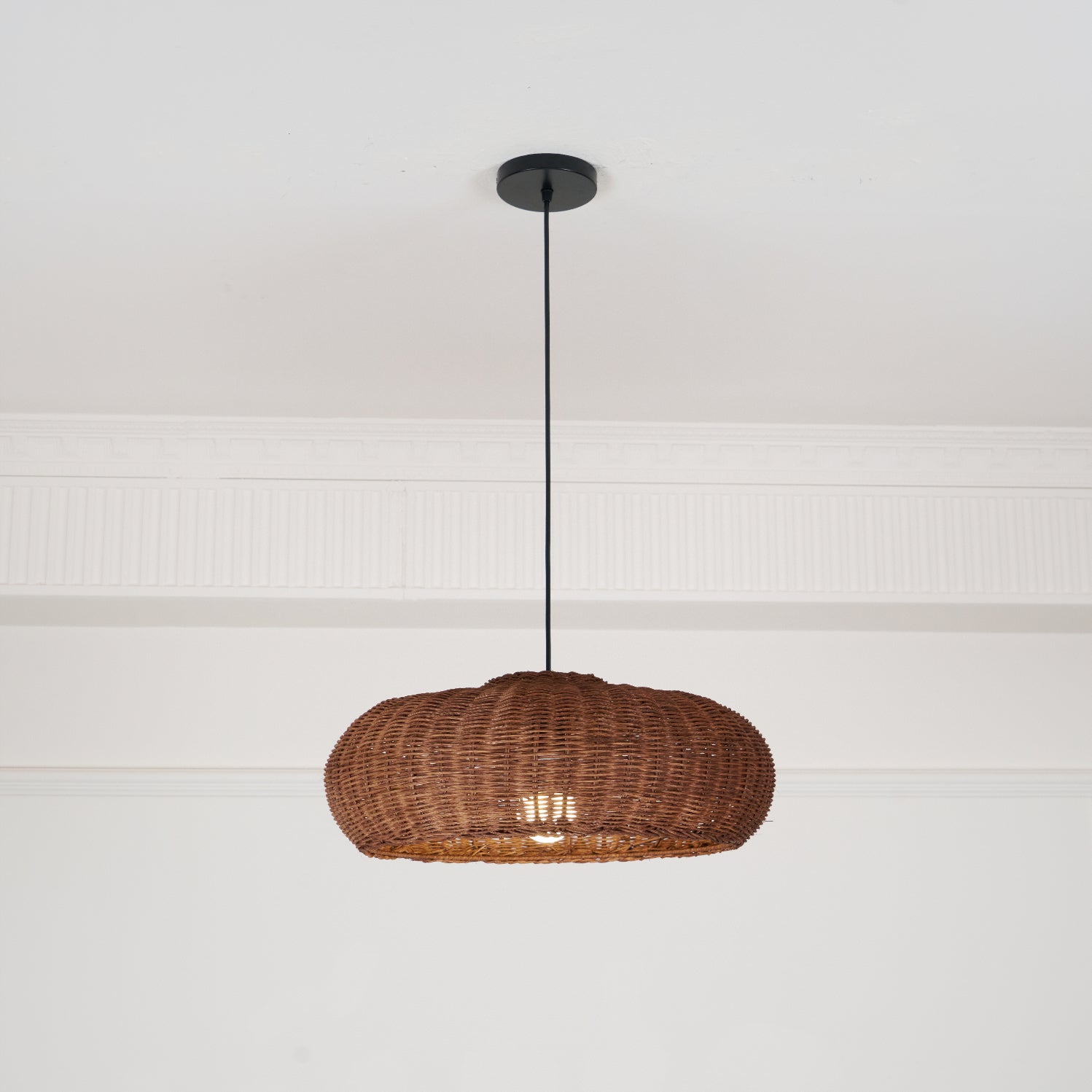 Vintage Rattan Hanging light Pendant Lamp