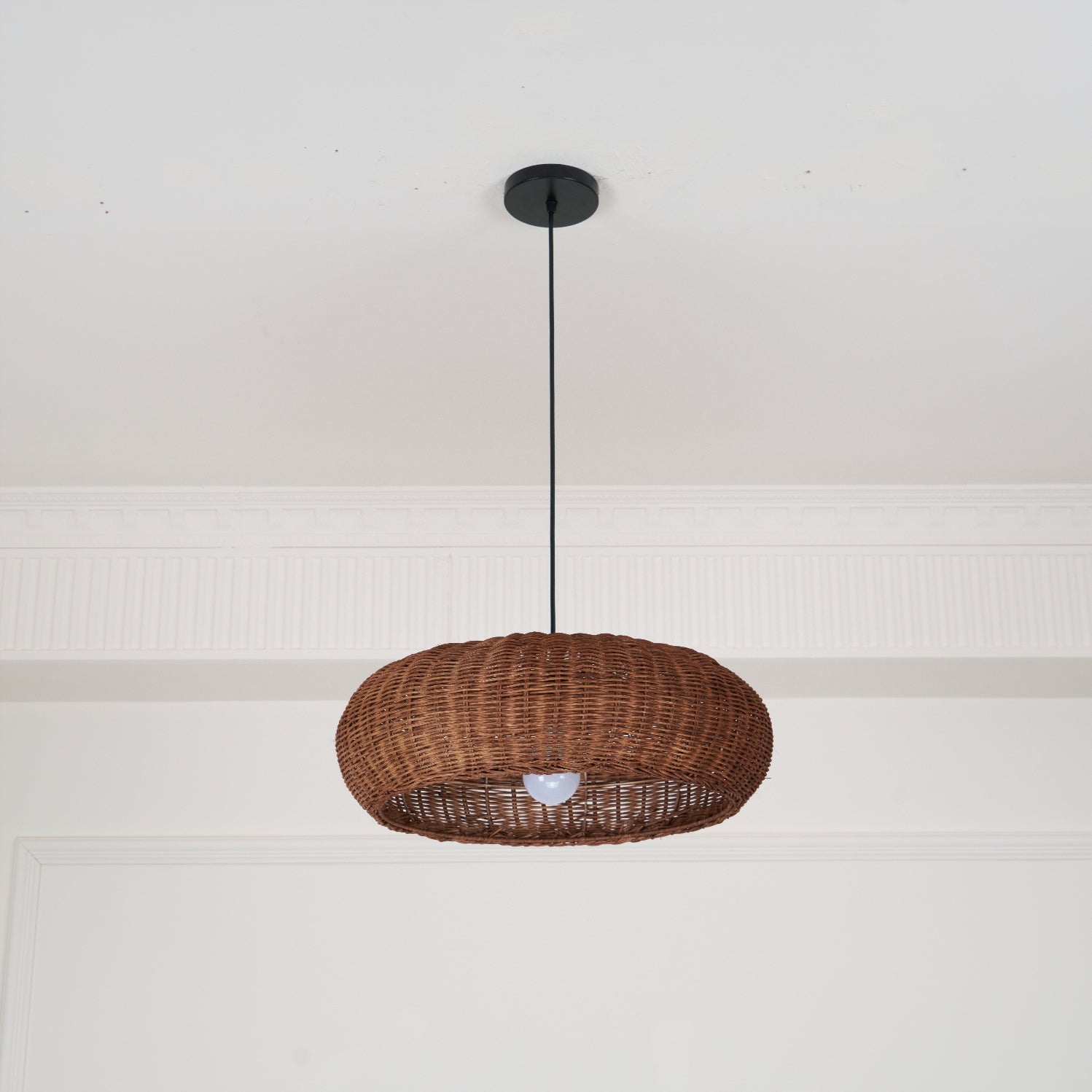 Vintage Rattan Hanging light Pendant Lamp