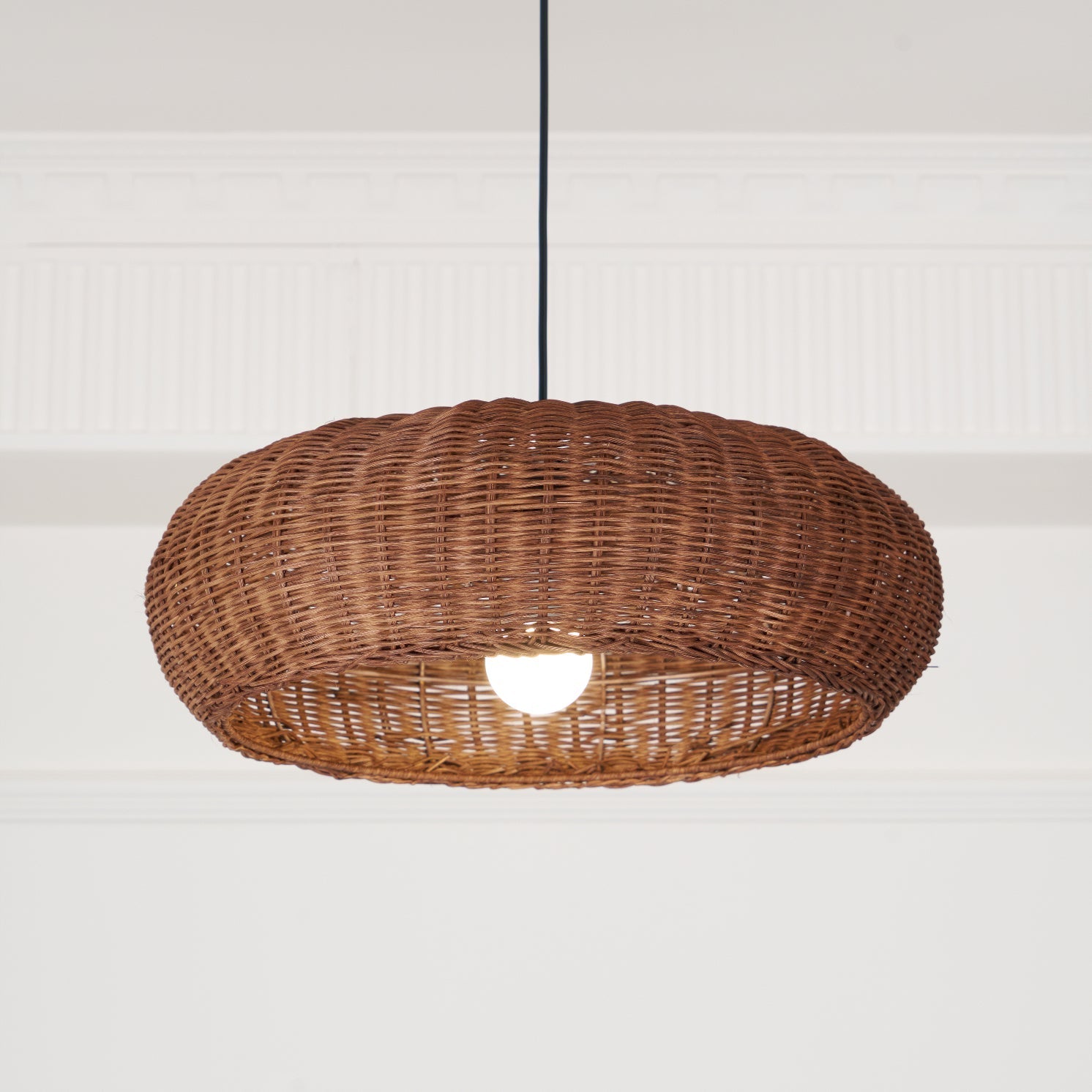 Vintage Rattan Hanging light Pendant Lamp