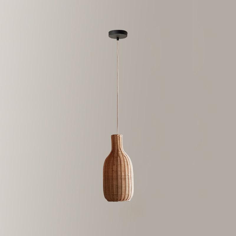 Vintage Rattan Hanging light Pendant Lamp