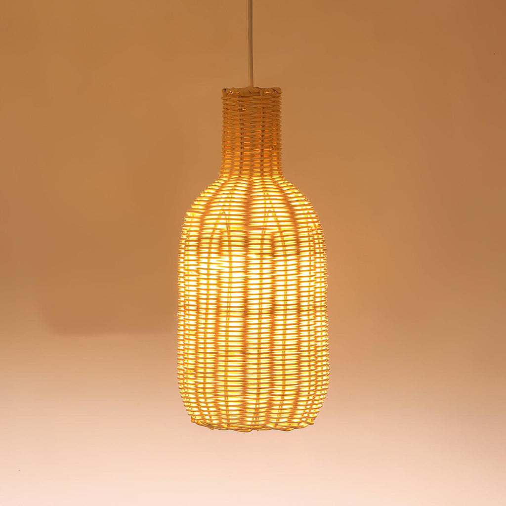 Vintage Rattan Hanging light Pendant Lamp