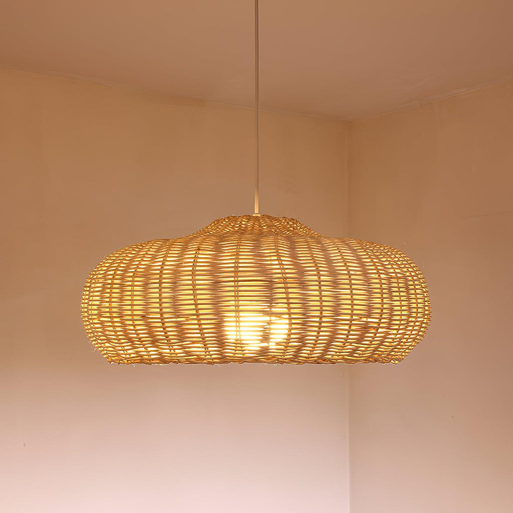Vintage Rattan Hanging light Pendant Lamp