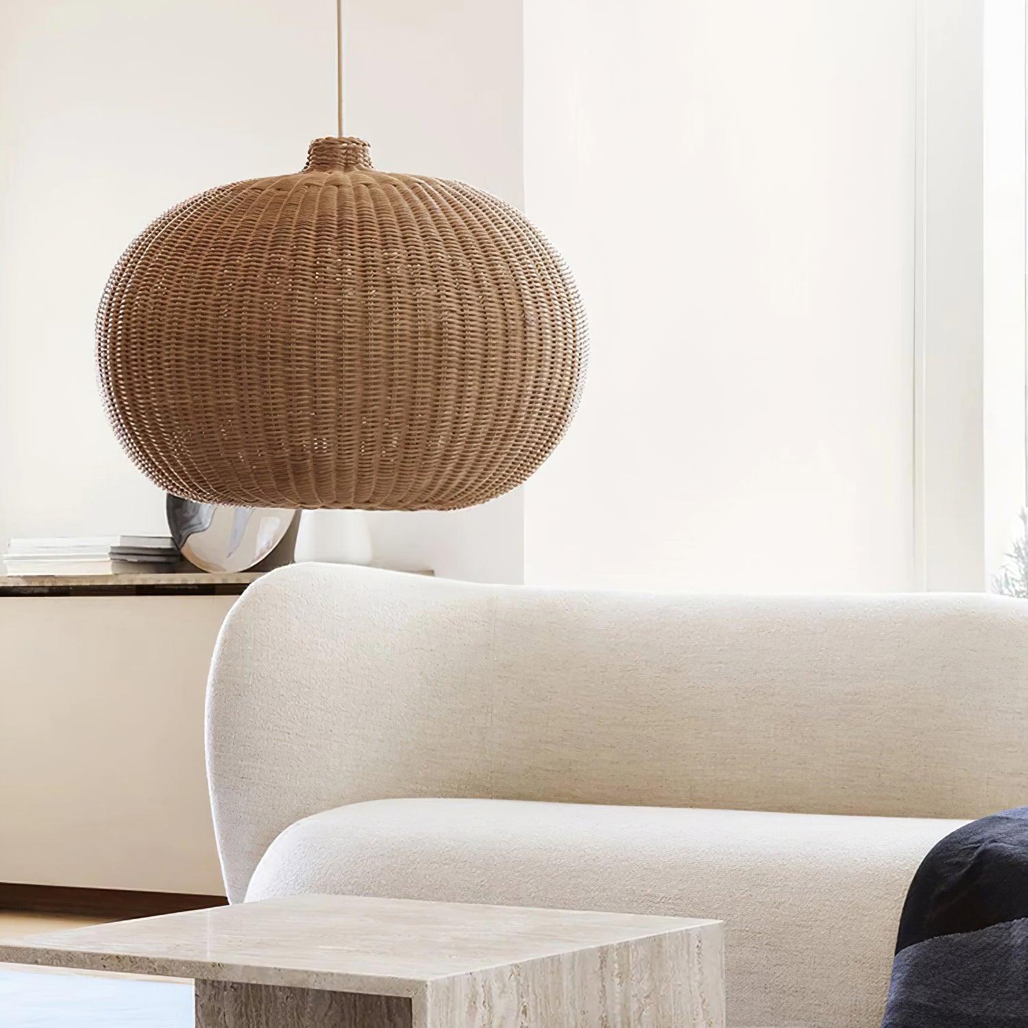 Vintage Rattan Hanging light Pendant Lamp