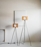 Vintage Tripod Camera Uplight Lamp Floor Lamp