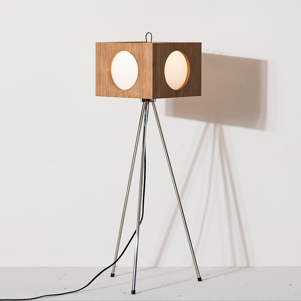 Vintage Tripod Camera Uplight Lamp Floor Lamp
