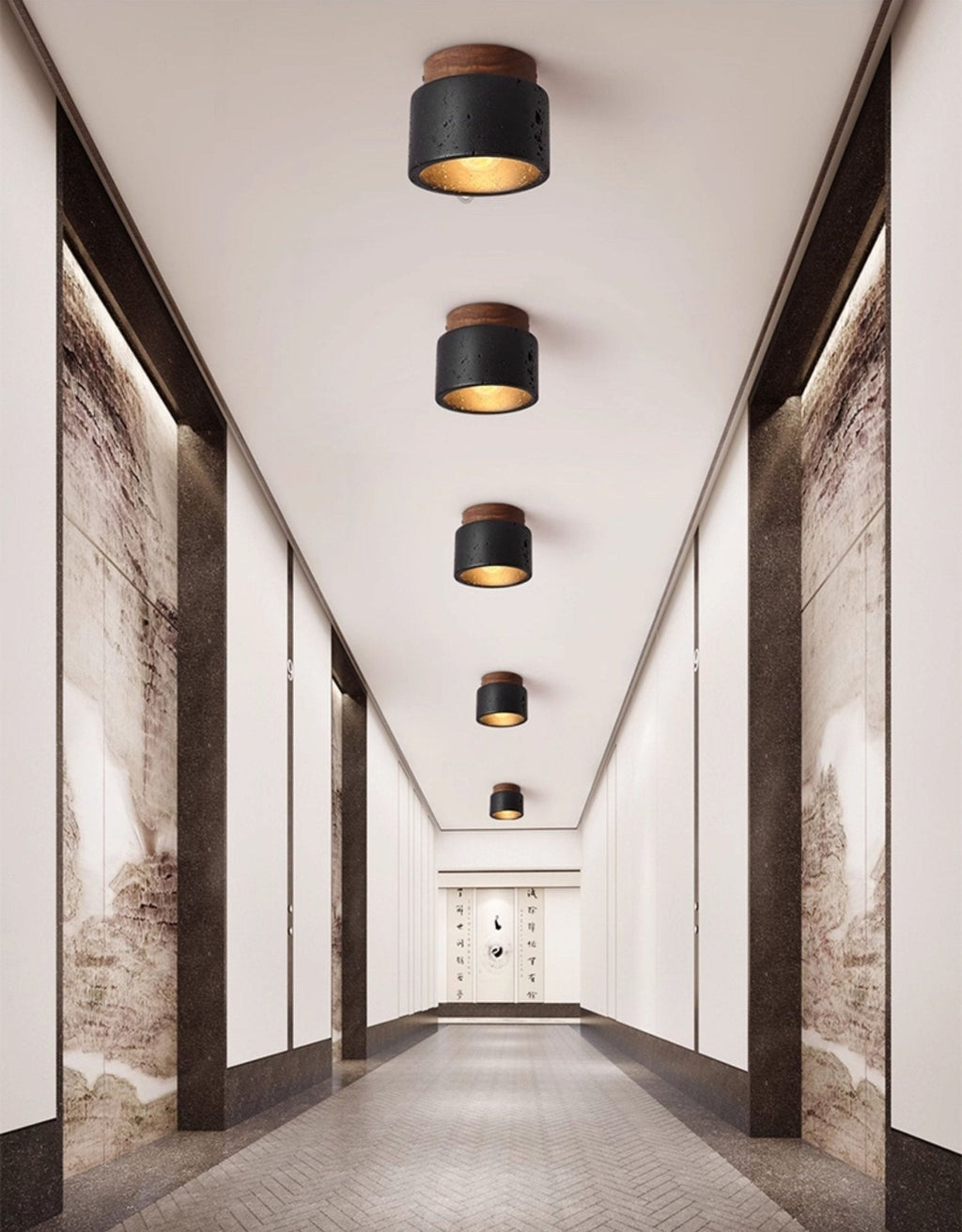 Volcanic Glow Ceiling Light