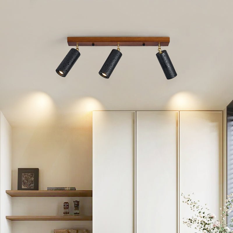 Volcanic Wood Trio Ceiling Spot
