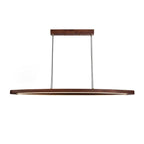 Walnut Arc Linear Ceiling light fitting Pendant Lamp