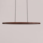 Walnut Arc Linear Ceiling light fitting Pendant Lamp