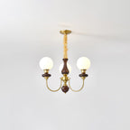 Retro Monique Gasolier Chandelier