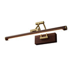 Walnut Color Linear Adjustable Lamp bracket Wall Light