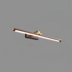 Walnut Color Linear LED Wall-mounted light Wall Light