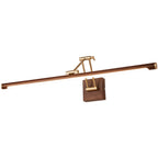 Walnut Color Linear Adjustable Lamp bracket Wall Light