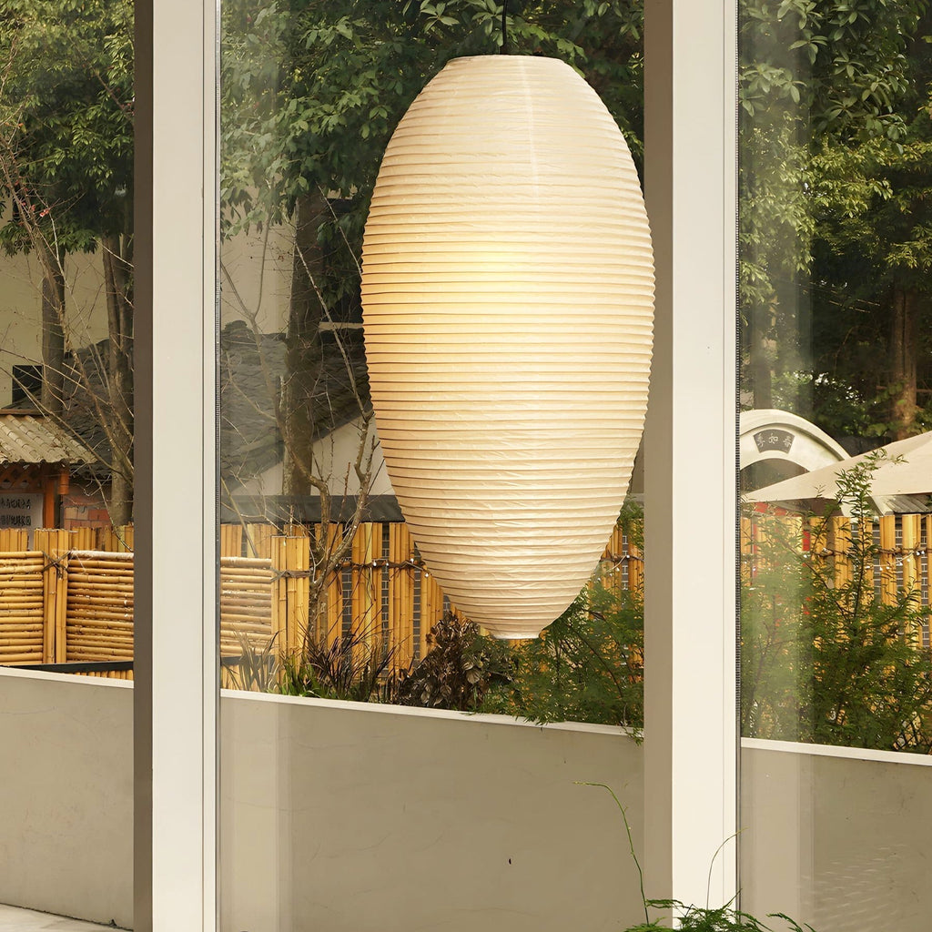 Washi Paper Chestnut Drop light Pendant Lamp