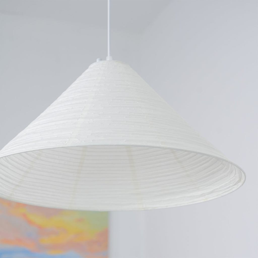 Washi Paper Pyramid Hanging light Pendant Lamp