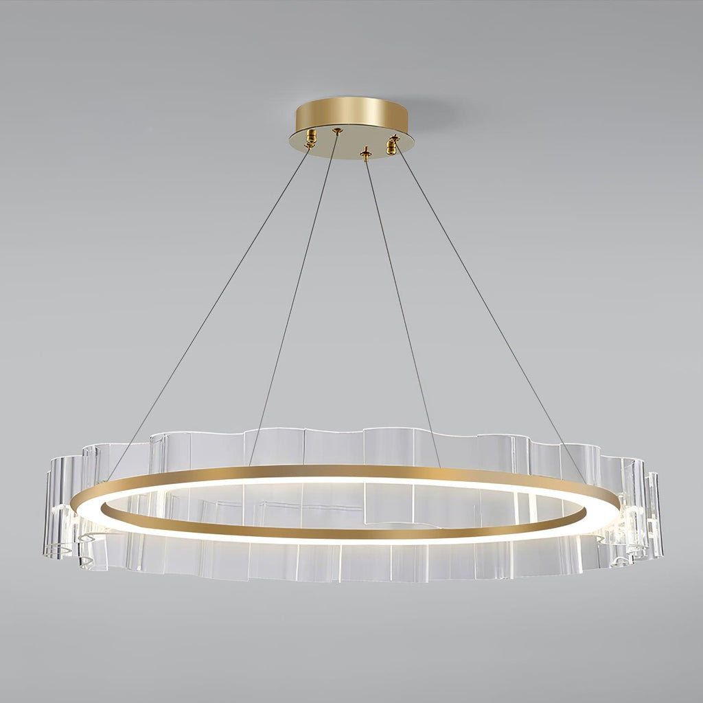 Water Wave Glass Ceiling fixture Chandelier
