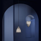 Strata Alabaster Pendant Light