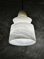 Strata Alabaster Pendant Light