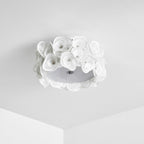White Hydrangea Ceiling light Ceiling Lamp