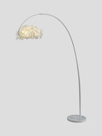 White Hydrangea Accent Lamp Floor Lamp