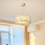White Hydrangea Houselight Pendant Lamp