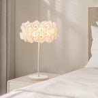 White Hydrangea Portable lamp Table Lamp