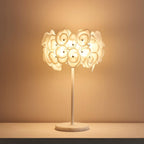 White Hydrangea Portable lamp Table Lamp