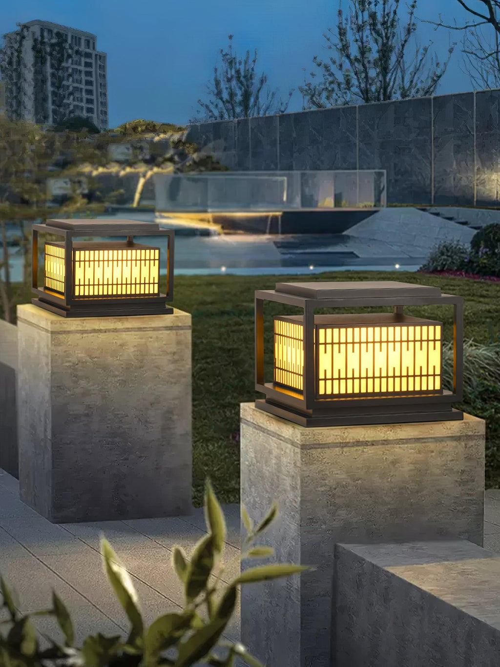 Window Grille Exterior lamp Outdoor Post Light