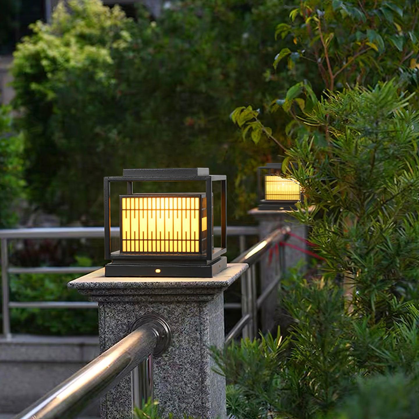 Window Grille Exterior lamp Outdoor Post Light