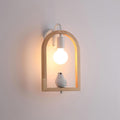 Wood Bird Resin Wall-mounted light Wall Light
