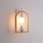 Wood Bird Resin Wall-mounted light Wall Light