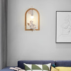 Wood Bird Resin Wall-mounted light Wall Light