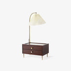 Wood Drawer Portable lamp Table Lamp
