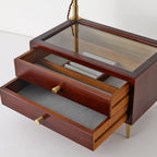 Wood Drawer Portable lamp Table Lamp