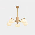 Wooden Cotton Balls Candelabrum Chandelier