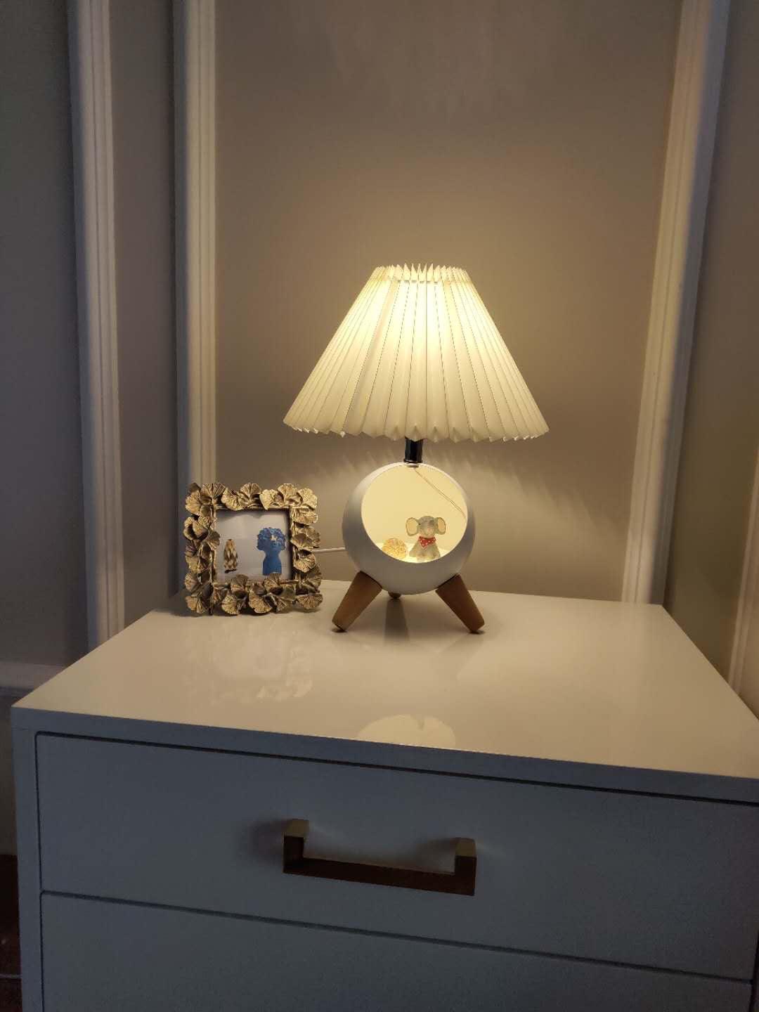 Wood Small Task lamp Table Lamp