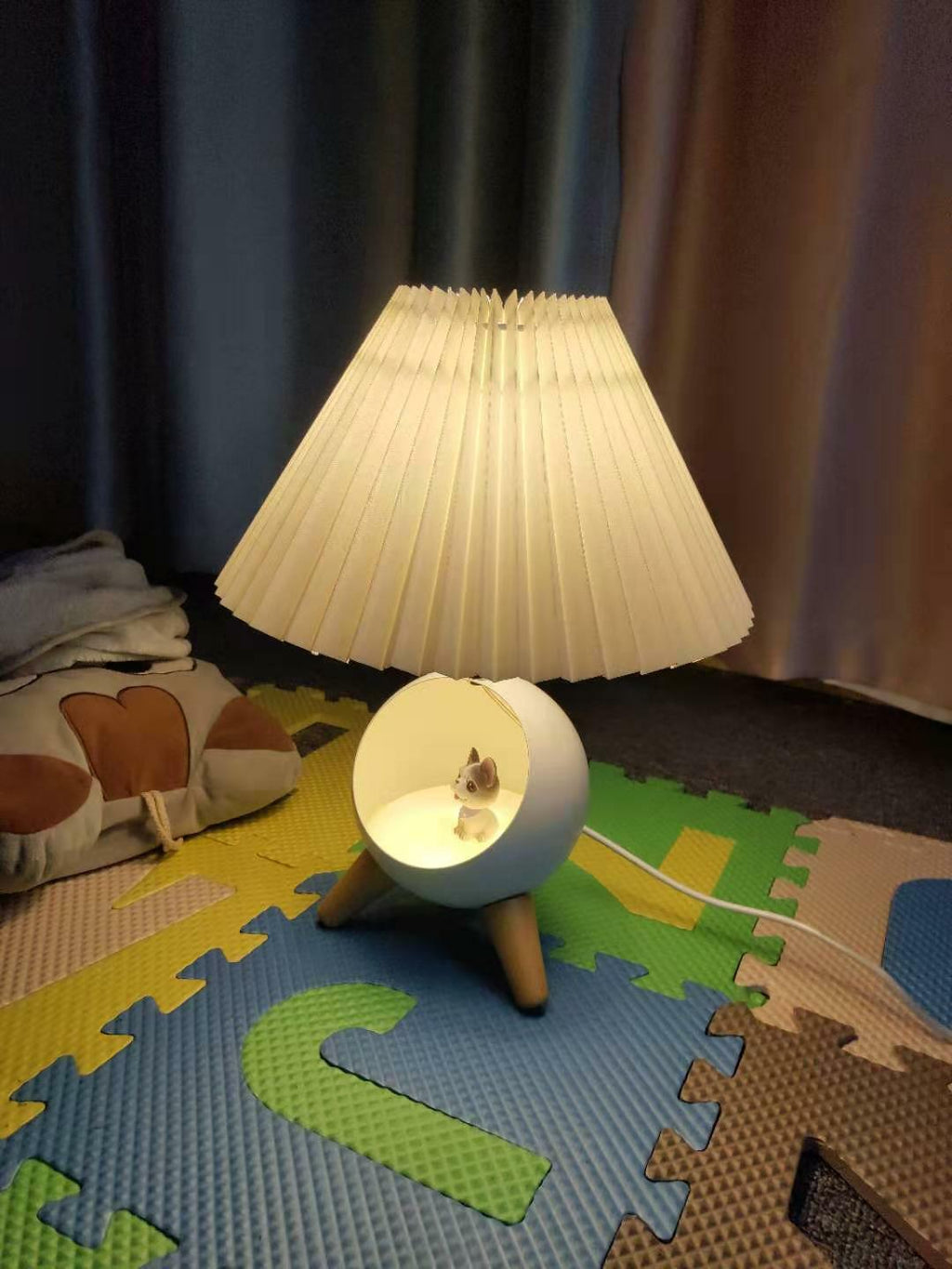 Wood Small Task lamp Table Lamp