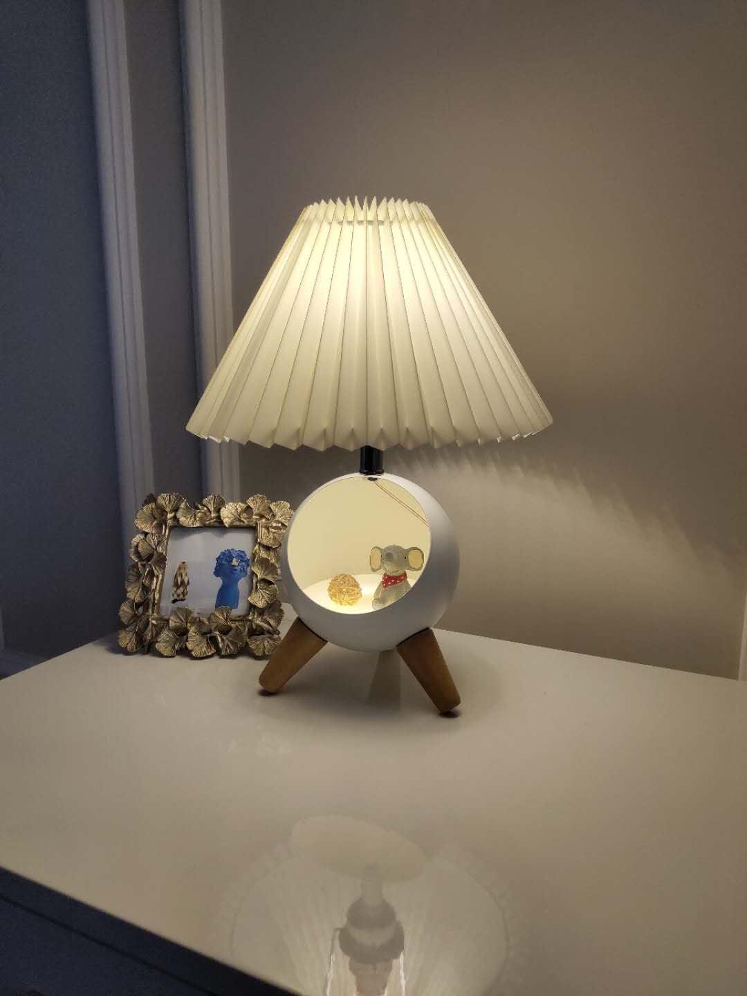 Wood Small Task lamp Table Lamp