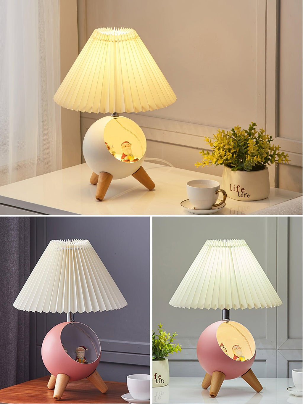 Wood Small Task lamp Table Lamp