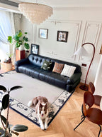 Wooden Bead Floor-mounted Lamp Floor Lamp
