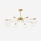 Plastic Cotton Balls Gasolier Chandelier
